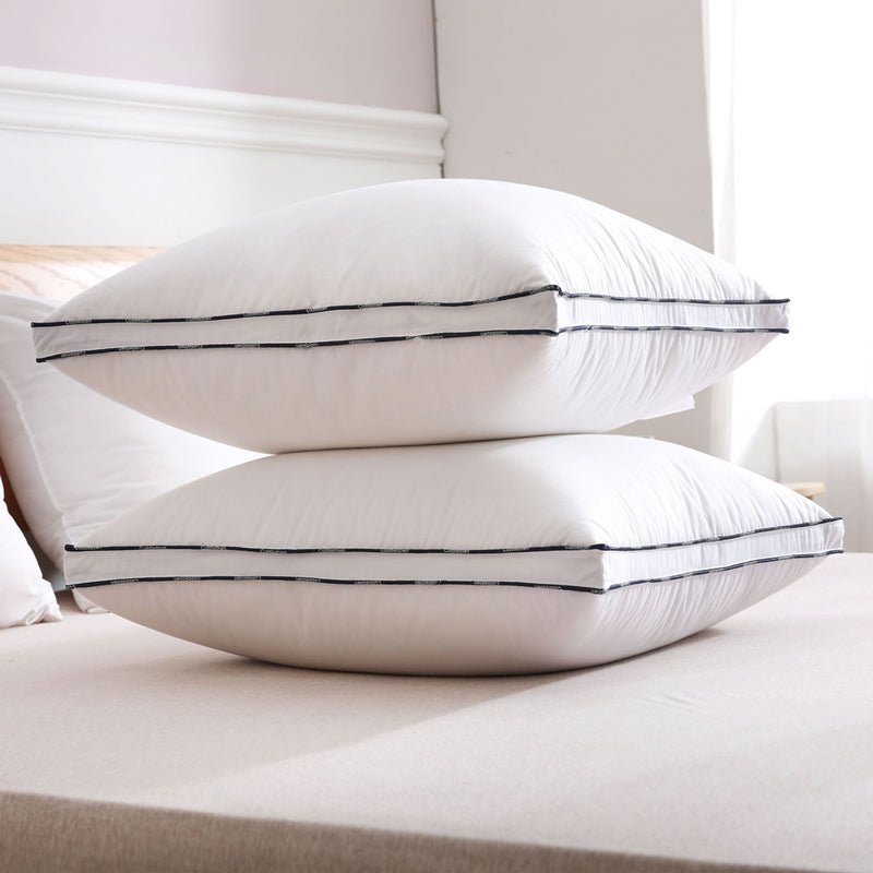 Coussin d’oreiller en plume d’oie ultra doux pour un confort naturel et relaxant - IVOIRART.COM