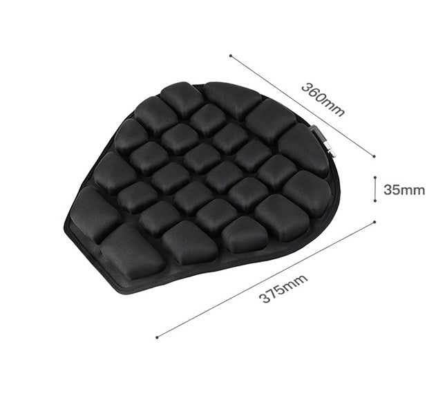 Coussin moto avec airbag tridimensionnel en TPU et LYCRA pour confort optimal - IVOIRART.COM