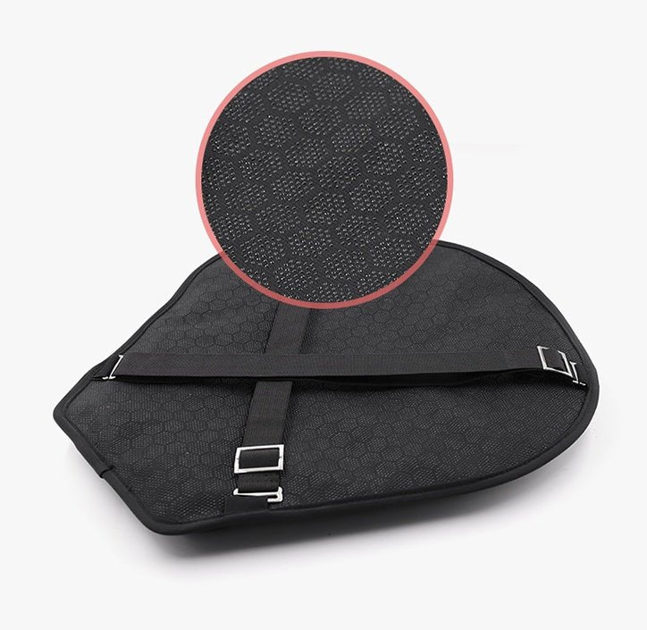 Coussin moto avec airbag tridimensionnel en TPU et LYCRA pour confort optimal - IVOIRART.COM