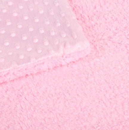Couverture Bébé Naissance à Pois Polaires Enveloppe Nid d'Ange Double Couche - IVOIRART.COM