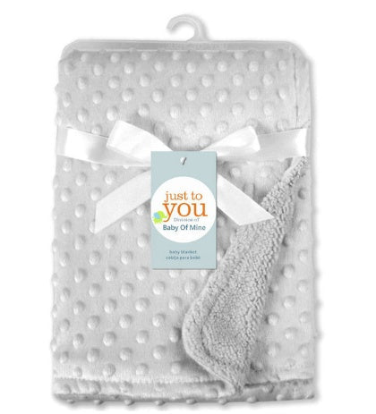 Couverture Bébé Naissance à Pois Polaires Enveloppe Nid d'Ange Double Couche - IVOIRART.COM