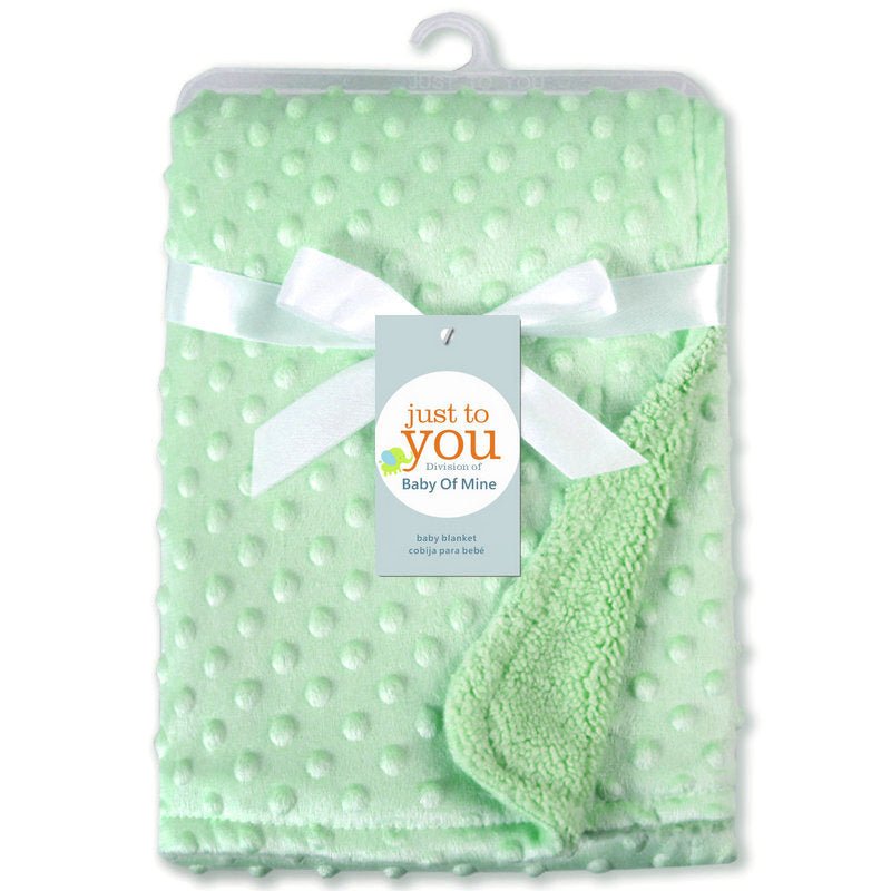 Couverture Bébé Naissance à Pois Polaires Enveloppe Nid d'Ange Double Couche - IVOIRART.COM