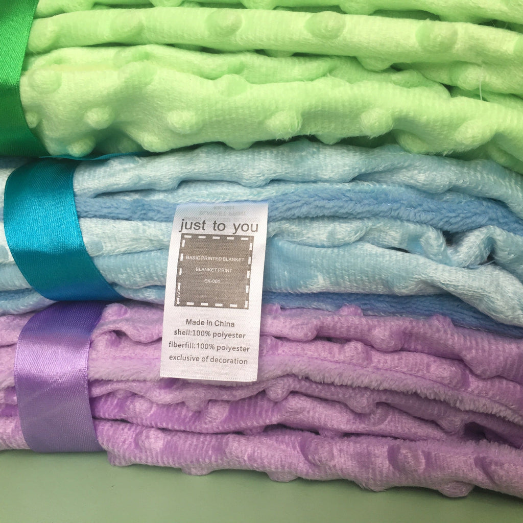 Couverture Bébé Naissance à Pois Polaires Enveloppe Nid d'Ange Double Couche - IVOIRART.COM