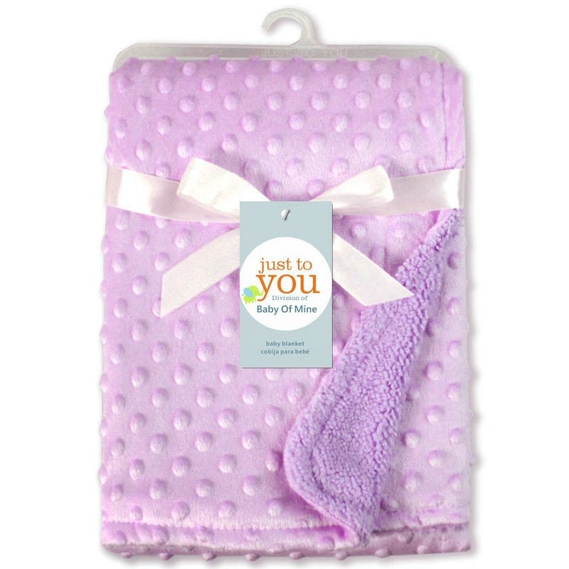 Couverture Bébé Naissance à Pois Polaires Enveloppe Nid d'Ange Double Couche - IVOIRART.COM