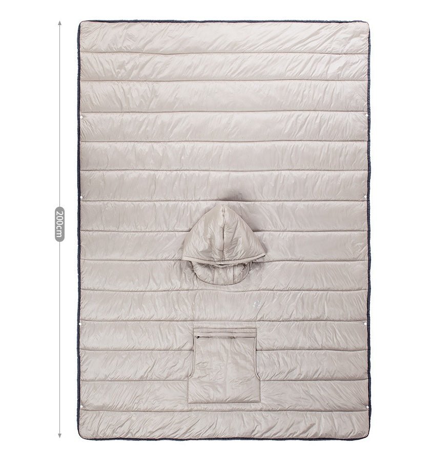 Couverture de Camping Portable Chaude Sac de Couchage à Porter Voyage Cape - IVOIRART.COM