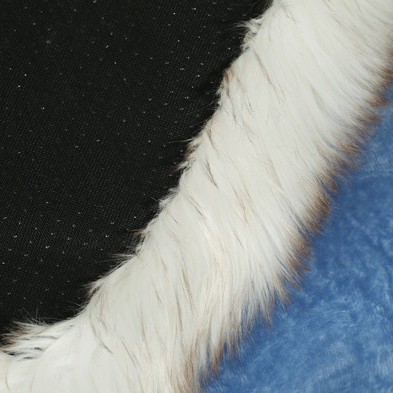 Couverture Pelucheuse Longue et Douce, Chaude, Confortable pour Animaux de Compagnie - IVOIRART.COM