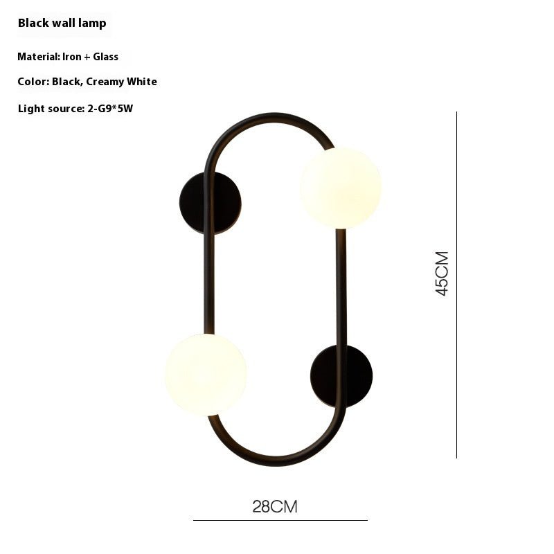 Creative And Simple Corridor Bedside Wall Lamp - IVOIRART.COM