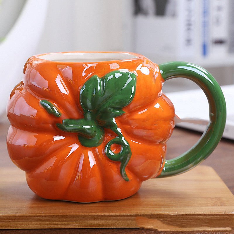 Creative Cute Pet Fruit Cup Ceramic Mug Custom Children Water Cup Milk Cup European And American Office Cup - IVOIRART.COM