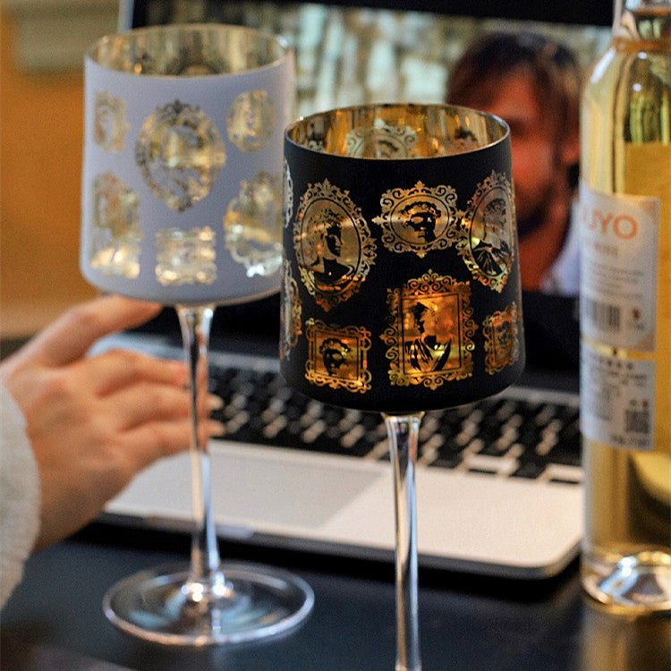 Creative Fashion Simple Home Wine Goblet - IVOIRART.COM