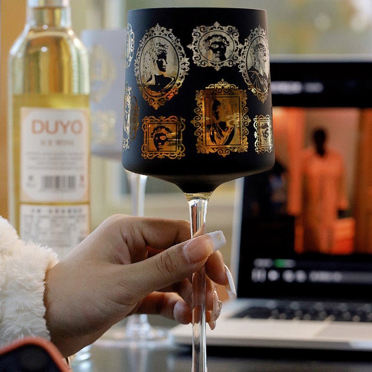 Creative Fashion Simple Home Wine Goblet - IVOIRART.COM