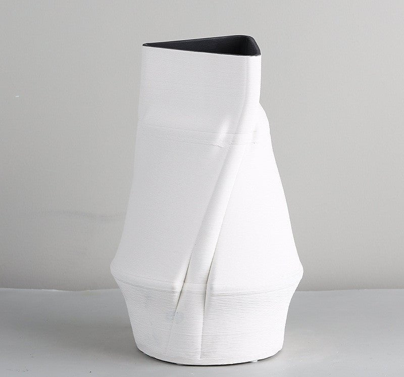 Creative Irregular Ceramic Vase Decoration - IVOIRART.COM