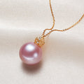 Crown Silver 925 Silver Pendant Pearl Necklace - IVOIRART.COM