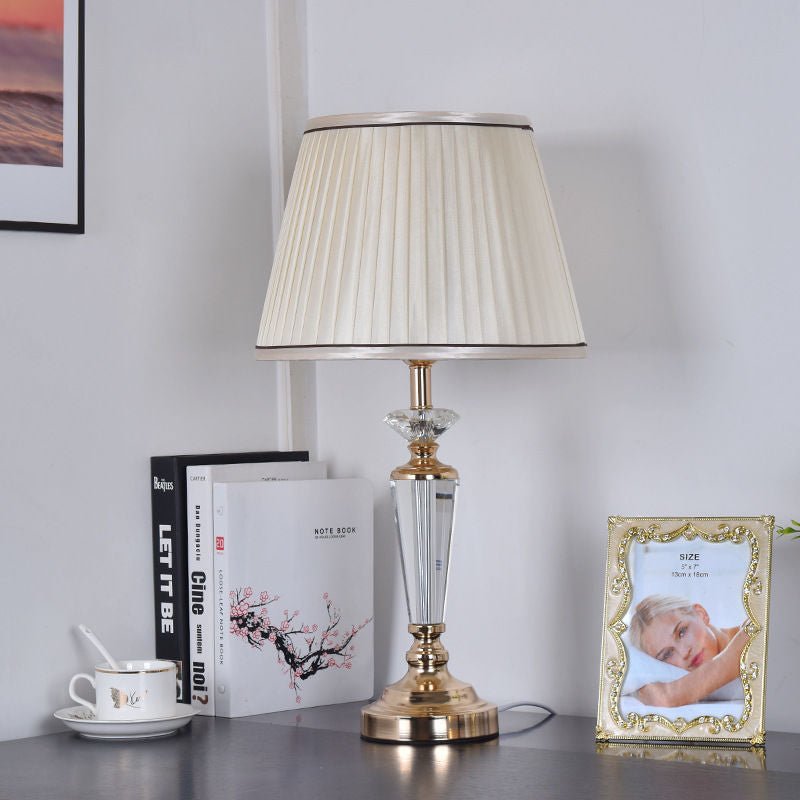Crystal Table LampDesk Bedside Lamp LED Modern Home - IVOIRART.COM