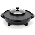 Cuisinière électrique multifonction avec marmite, grill et fondue 5 à 6 L noir - IVOIRART.COM