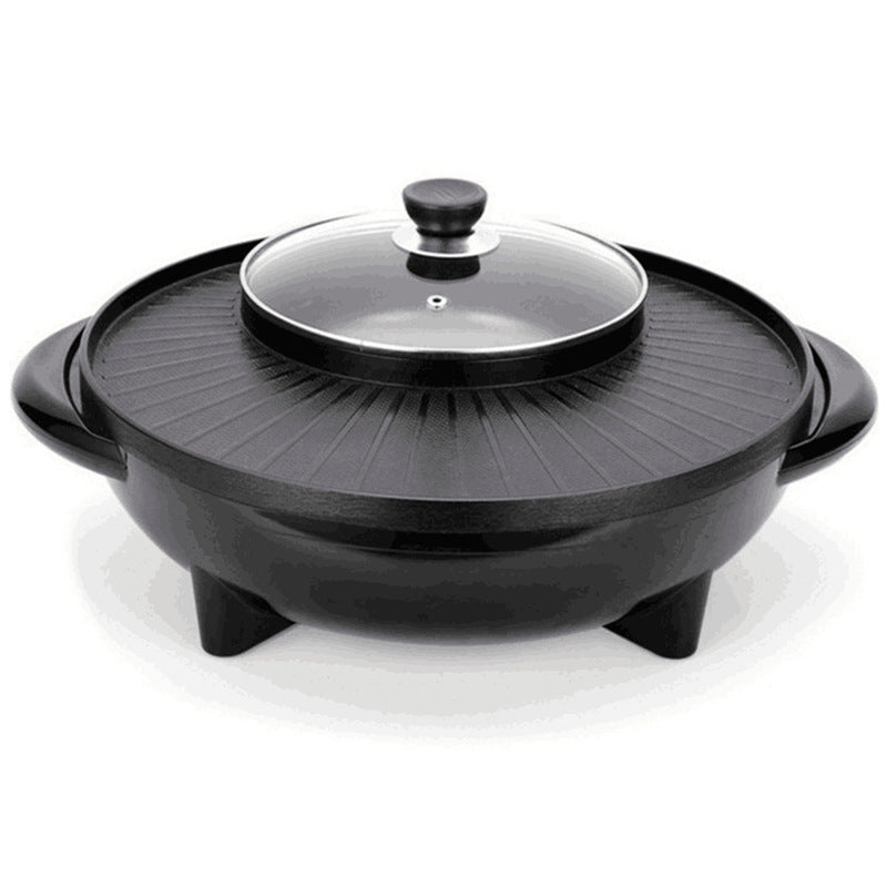 Cuisinière électrique multifonction avec marmite, grill et fondue 5 à 6 L noir - IVOIRART.COM