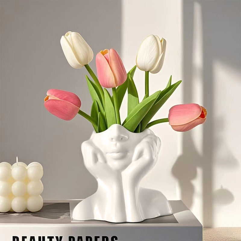 Vase de luxe léger de décoration intérieure de style nordique