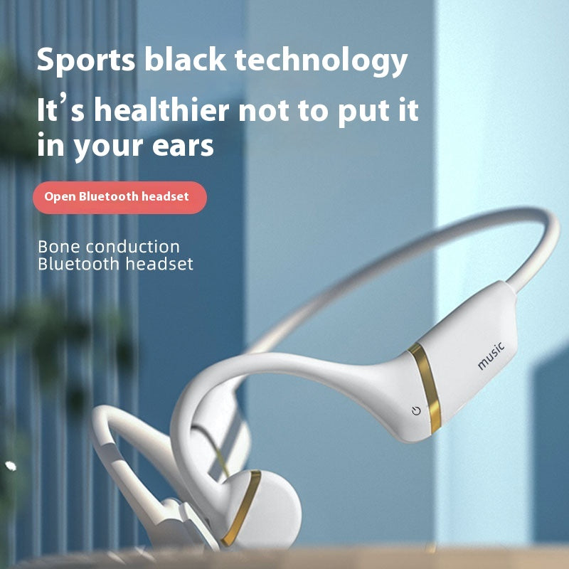 Casque Sans Fil Bluetooth Deuxième Génération H12 à Conduction Osseuse Ouverte