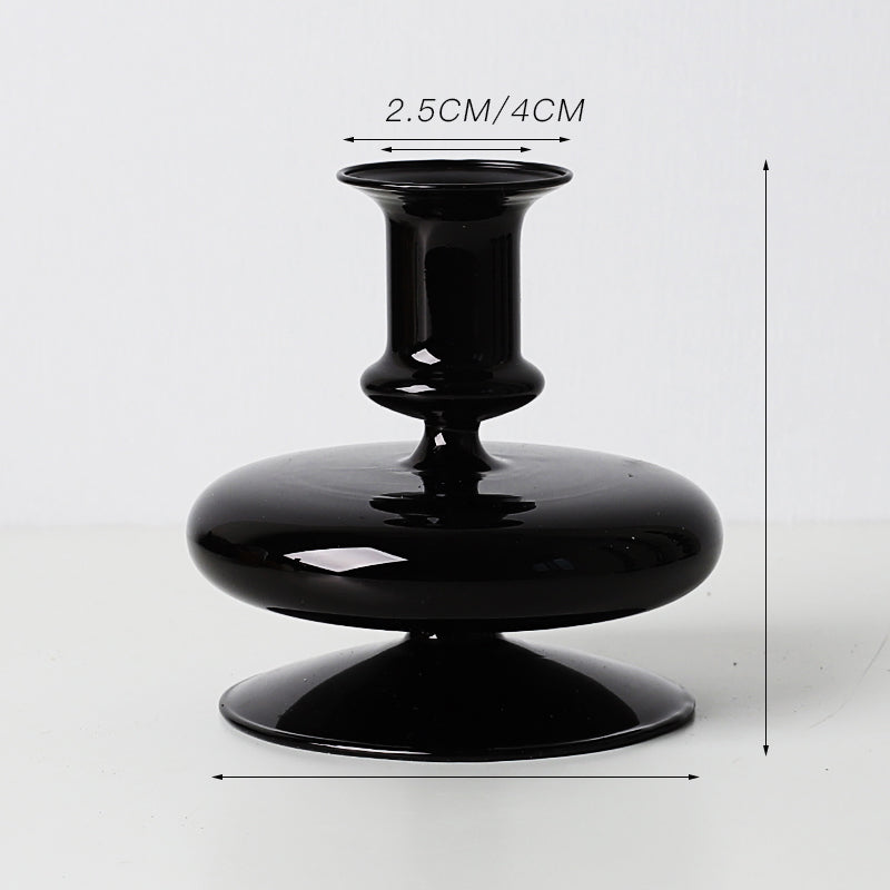 Dîner aux chandelles Porte-bougie en verre créatif Décoration