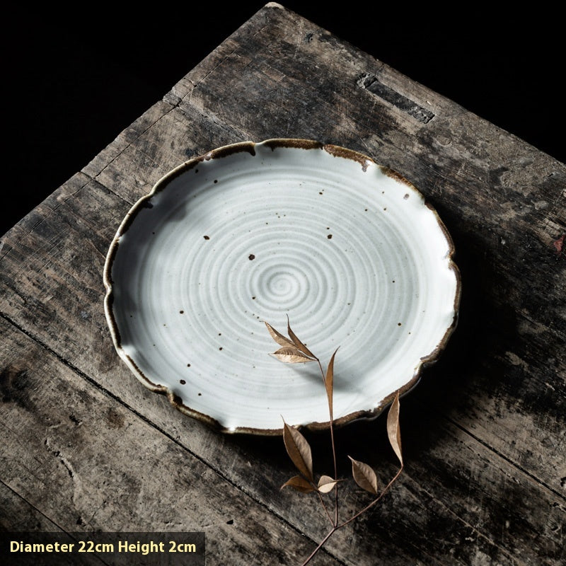 Assiette de Fruits en Dentelle Vintage Assiette Dim Sum