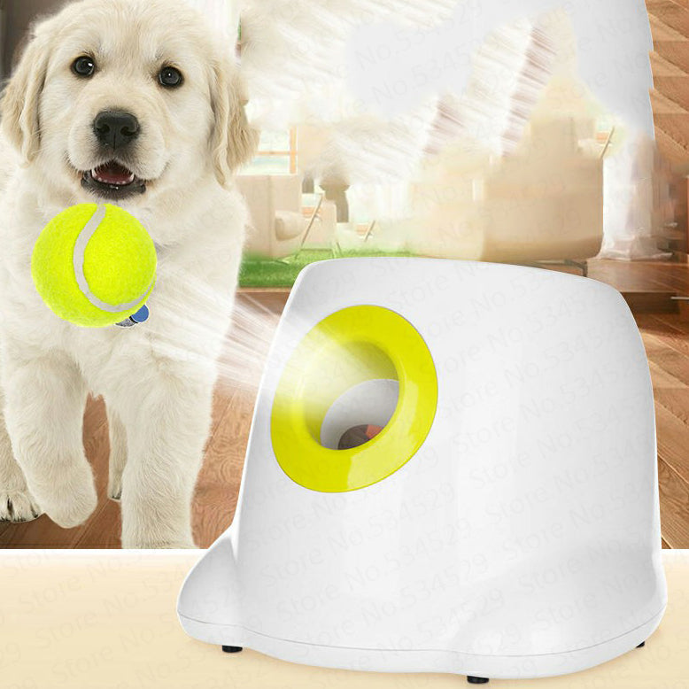 Lanceur Automatique de Balle Interactif pour Chien - Jouet Innovant et Pratique