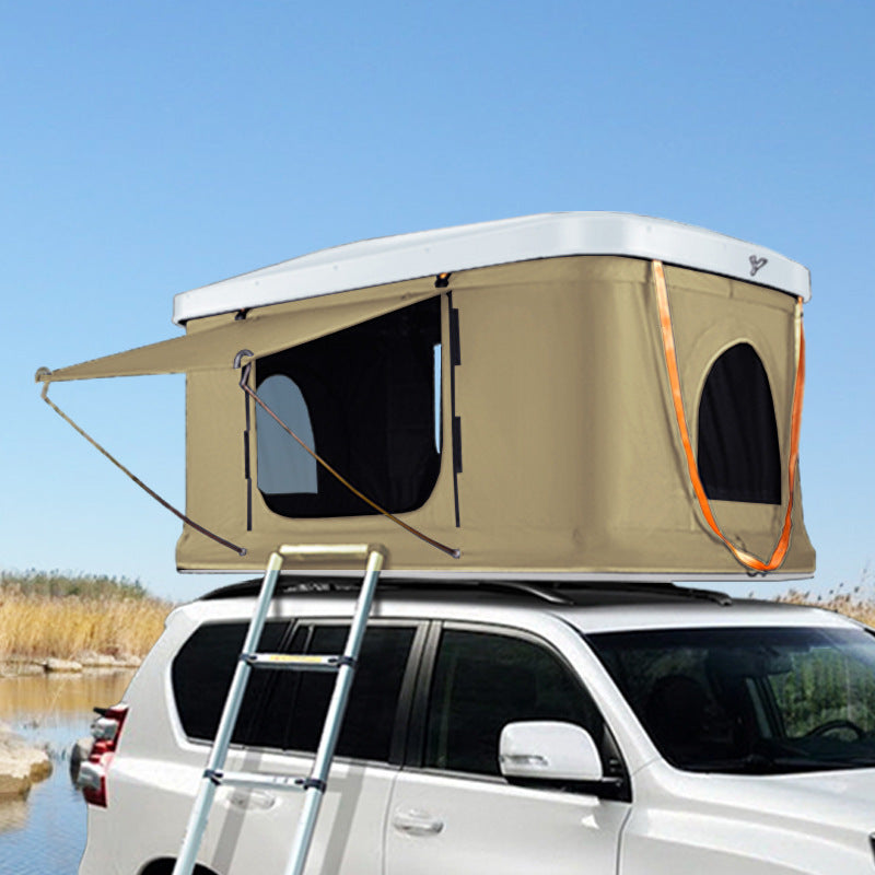 Tente de Toit Pliante avec Coque Rigide pour Camping et Tour Autonome en Plein Air