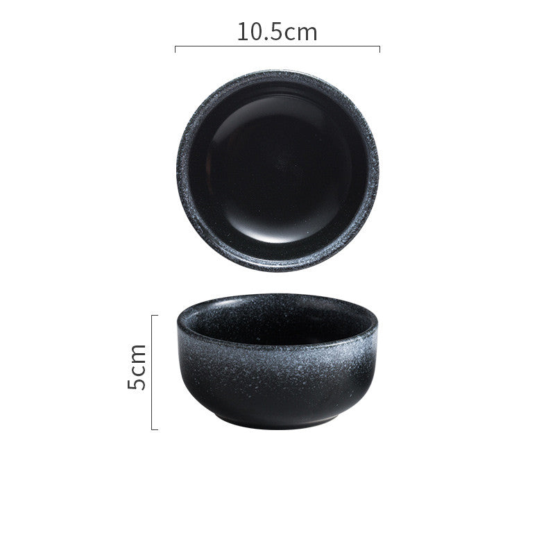 Japanese Bowl 4.5 Rice Bowl Ceramic  Small  Rice Bowl Soup Restaurant Spoon Plate Tableware Set