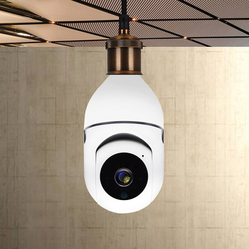 Machine à Tête Oscillante Ampoule Caméra WiFi Sans Fil Yilot APP pour Sécurité Maison