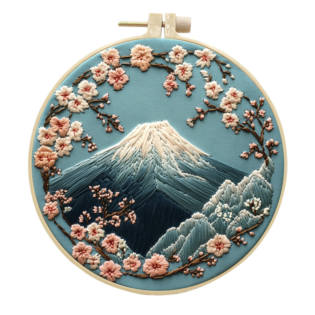 Kit de matériel d'art textile fait main à broderie créative