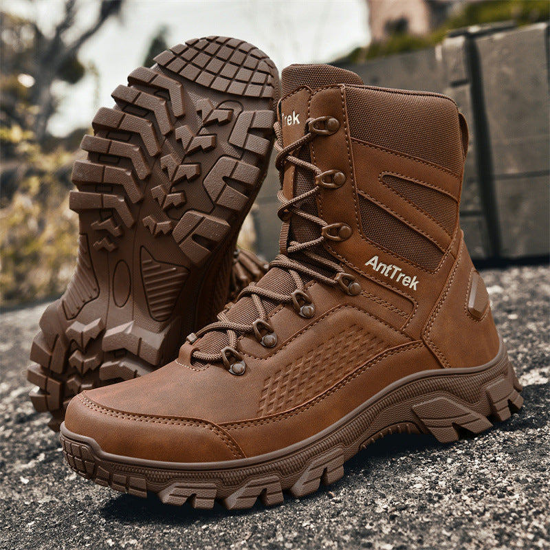 Bottes de randonnée homme grandes tailles, style moderne, robustes et décontractées