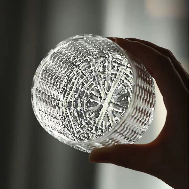 Refroidisseur en verre vintage résistant à haute température de grande capacité pour la maison