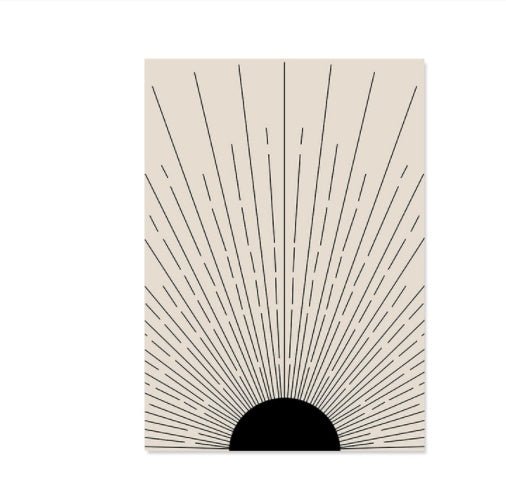Décoration Murale Bohème en Toile avec Lignes Abstraites pour Intérieur Stylé - IVOIRART.COM