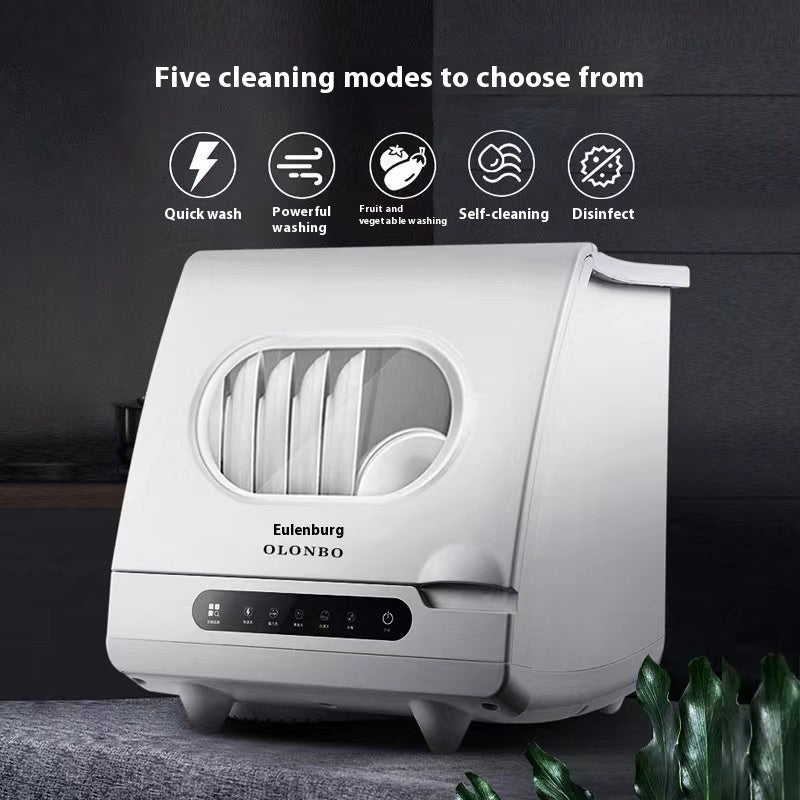 Desktop Dishwasher Household Installation-free Automatic Intelligent Disinfection And Drying - IVOIRART.COM