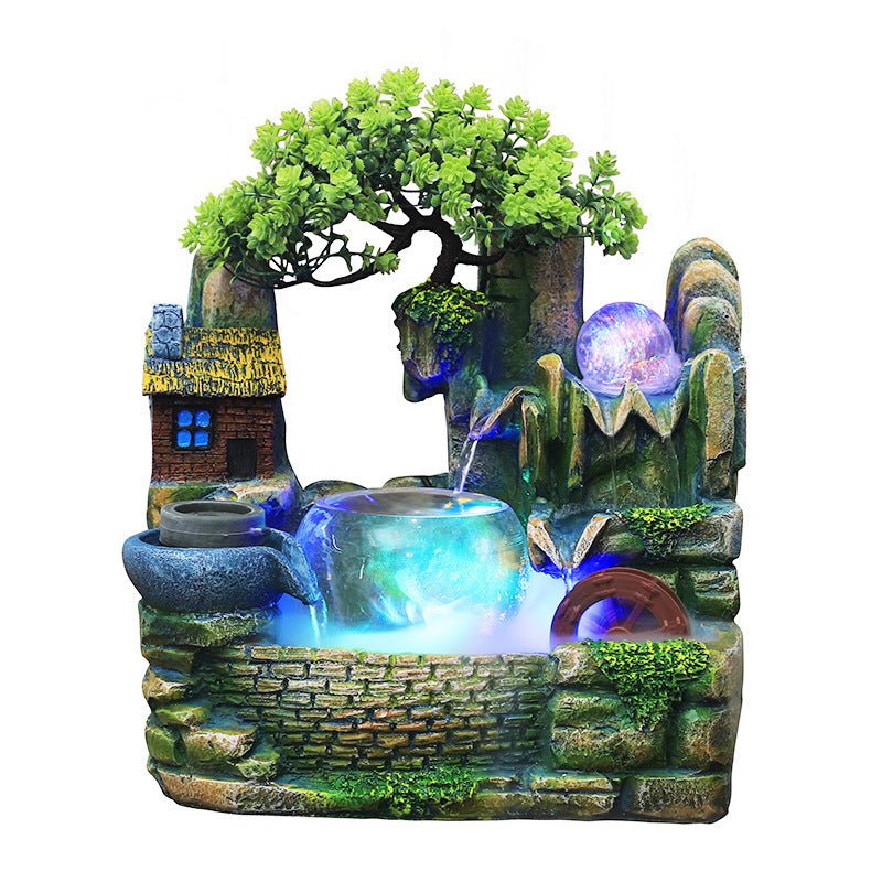 Desktop Waterscape Fish Tank Creative Humidifier - IVOIRART.COM