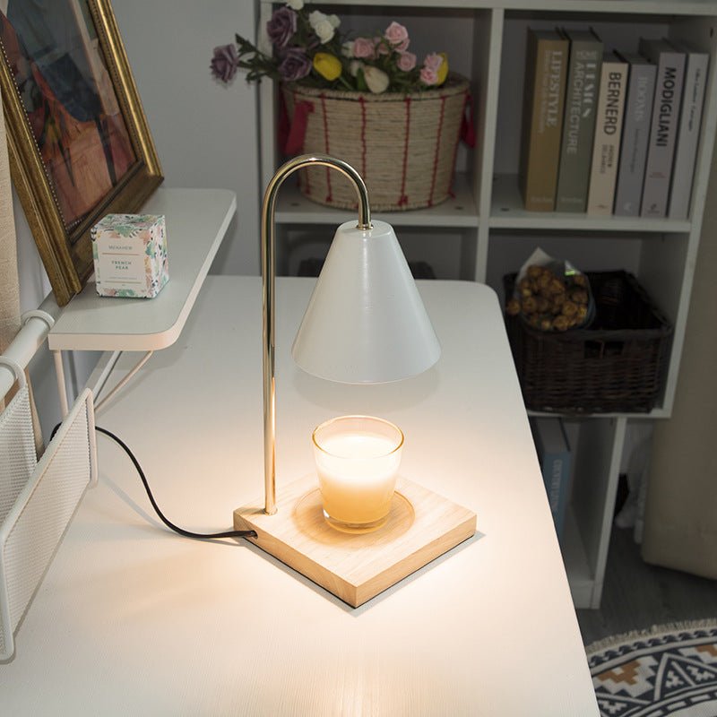 Diffuseur d'aromathérapie électrique pour cire, chauffe-cire avec lampe de nuit, brûleur d'huile essentielle, décoration pour chambre et salon - IVOIRART.COM