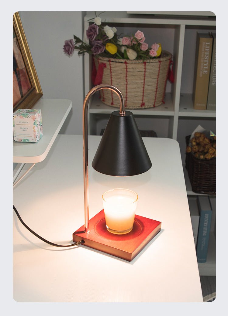 Diffuseur d'aromathérapie électrique pour cire, chauffe-cire avec lampe de nuit, brûleur d'huile essentielle, décoration pour chambre et salon - IVOIRART.COM