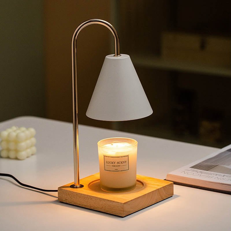 Diffuseur d'aromathérapie électrique pour cire, chauffe-cire avec lampe de nuit, brûleur d'huile essentielle, décoration pour chambre et salon - IVOIRART.COM