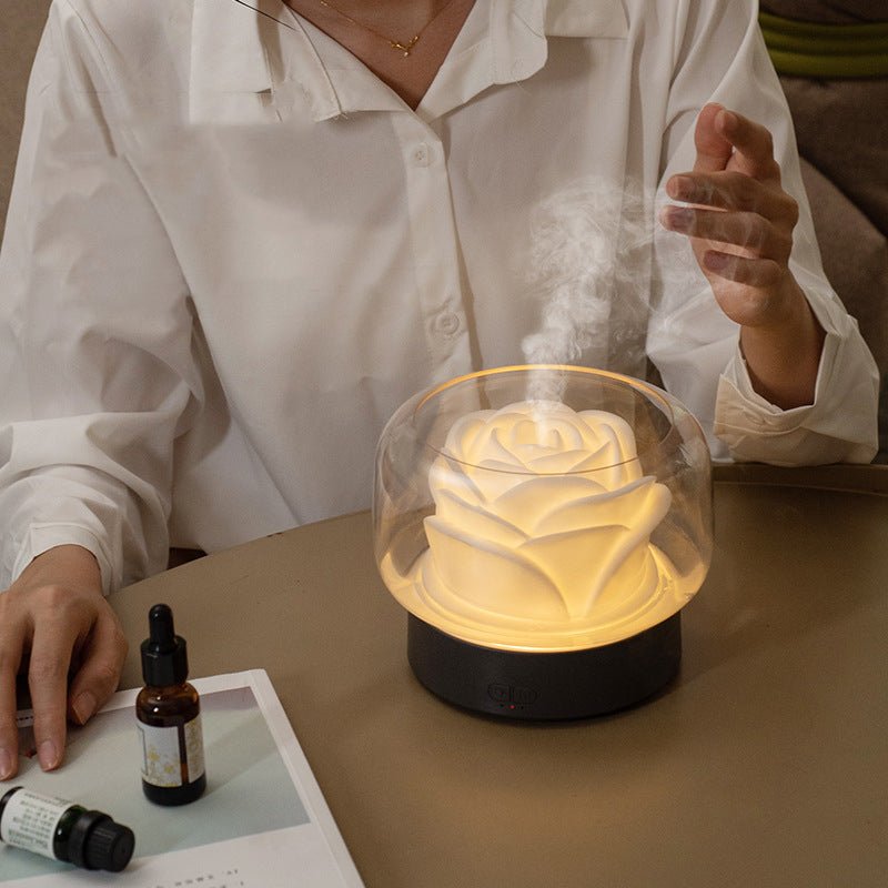 Diffuseur d'arôme à grande capacité avec veilleuse simple pour chambre, humidificateur essentiel - IVOIRART.COM
