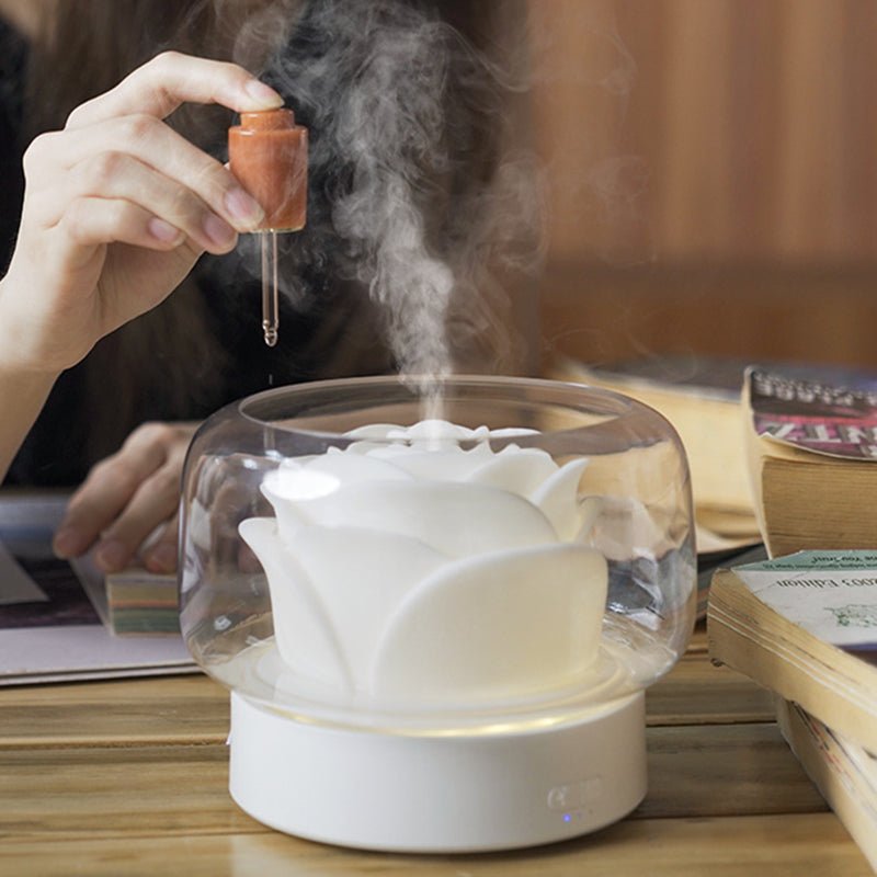 Diffuseur d'arôme à grande capacité avec veilleuse simple pour chambre, humidificateur essentiel - IVOIRART.COM