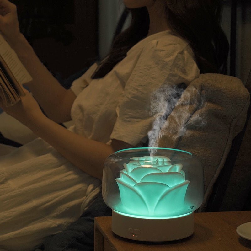 Diffuseur d'arôme à grande capacité avec veilleuse simple pour chambre, humidificateur essentiel - IVOIRART.COM
