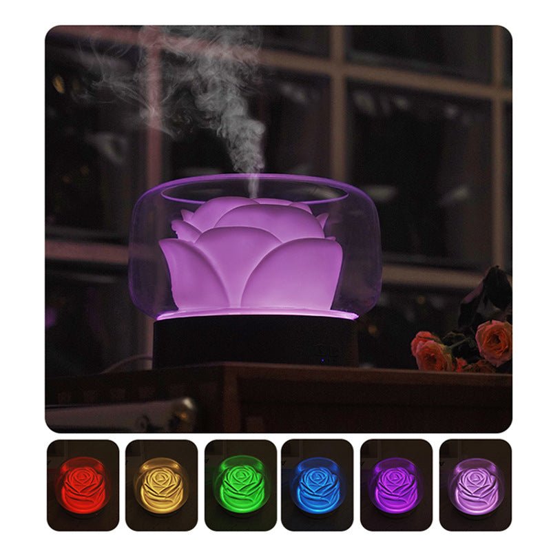 Diffuseur d'arôme à grande capacité avec veilleuse simple pour chambre, humidificateur essentiel - IVOIRART.COM