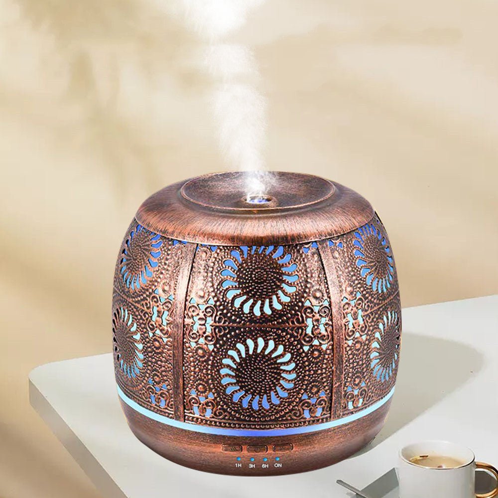 Diffuseur d'arômes rétro pour maison — aromathérapie silencieuse, 41–60 m², 12W. - IVOIRART.COM