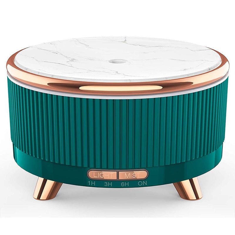 Diffuseur d'arômes ultrasonique à grain de bois, mini 500 ml, humidificateur de bureau grande capacité - IVOIRART.COM
