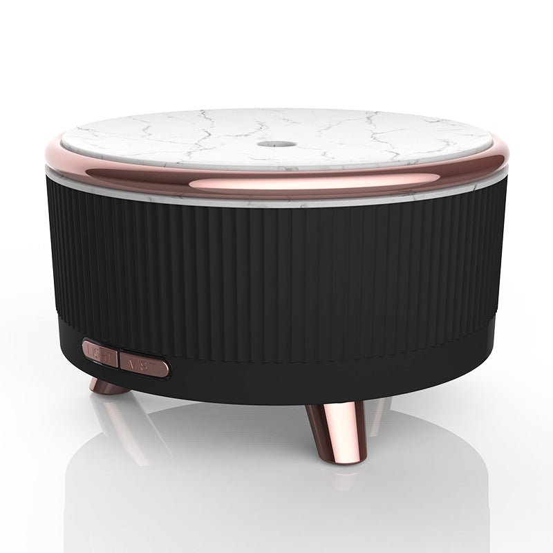 Diffuseur d'arômes ultrasonique à grain de bois, mini 500 ml, humidificateur de bureau grande capacité - IVOIRART.COM