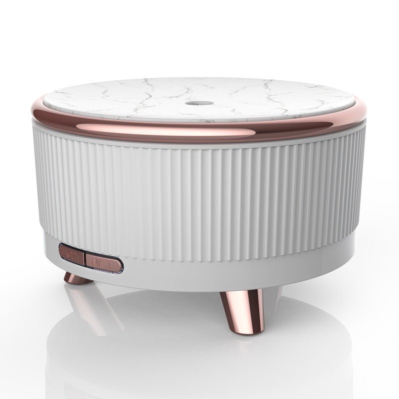 Diffuseur d'arômes ultrasonique à grain de bois, mini 500 ml, humidificateur de bureau grande capacité - IVOIRART.COM