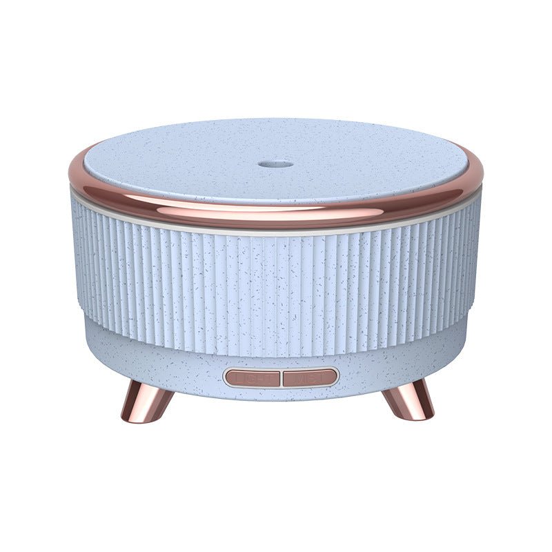 Diffuseur d'arômes ultrasonique à grain de bois, mini 500 ml, humidificateur de bureau grande capacité - IVOIRART.COM