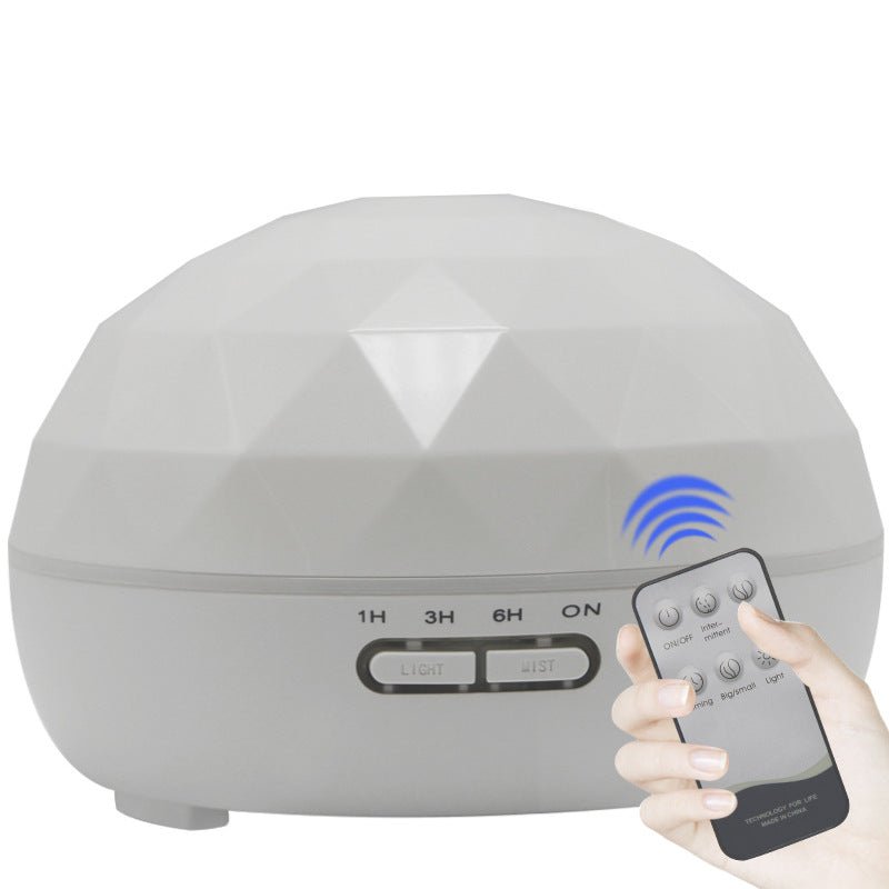 Diffuseur d'arômes ultrasonique silencieux, veilleuse colorée et télécommande USB - IVOIRART.COM