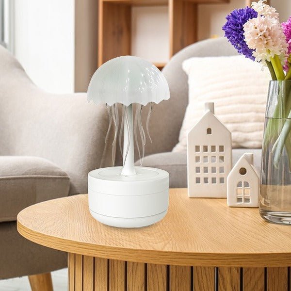 Diffuseur d'Humidificateur Méduse avec Diffuseur d'Huiles Essentielles et Veilleuse - IVOIRART.COM