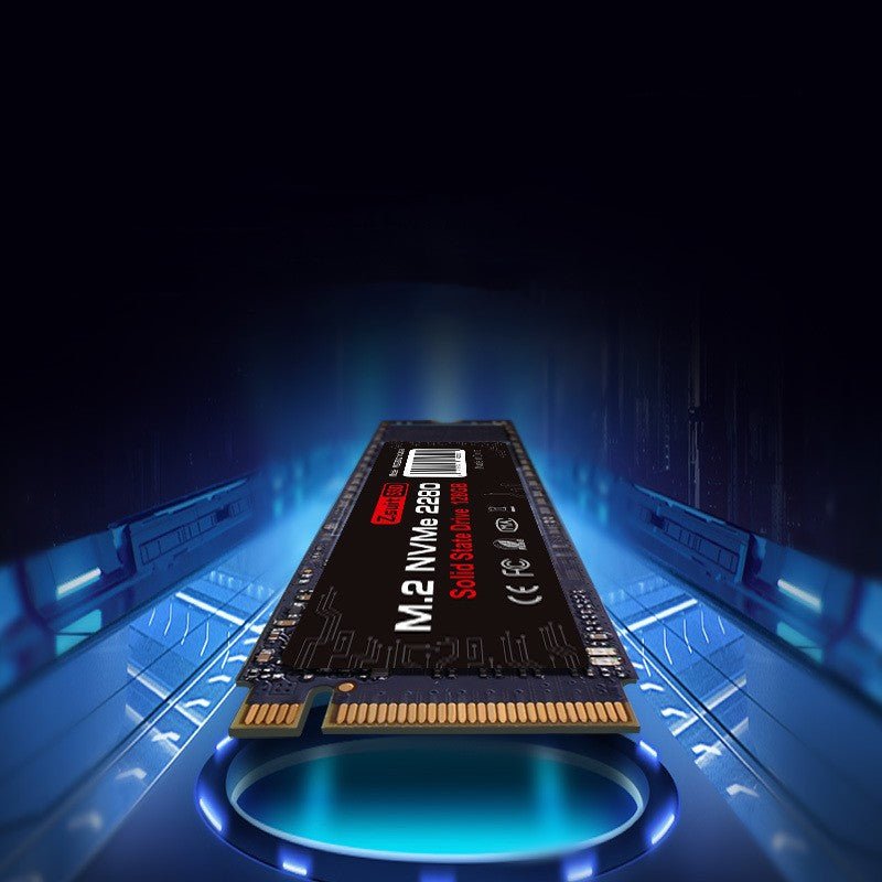Disque SSD 12G M.2 2280 NVMe pour Ordinateur Portable et Bureau, 128 Go, Rouge Métal - IVOIRART.COM