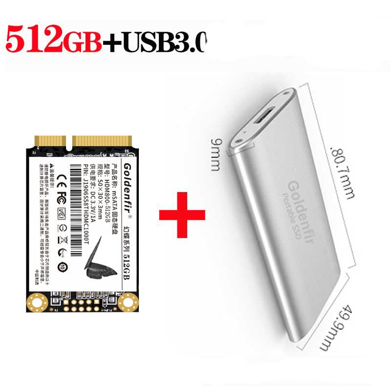 Disque SSD neuf 512 Go pour ordinateur de bureau et portable, mSATA universel - IVOIRART.COM