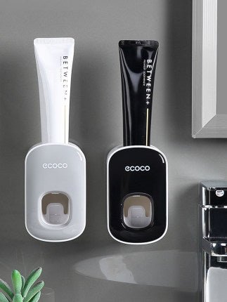 Distributeur Automatique de Dentifrice Mural avec Support et Accessoires de Salle de Bain - IVOIRART.COM